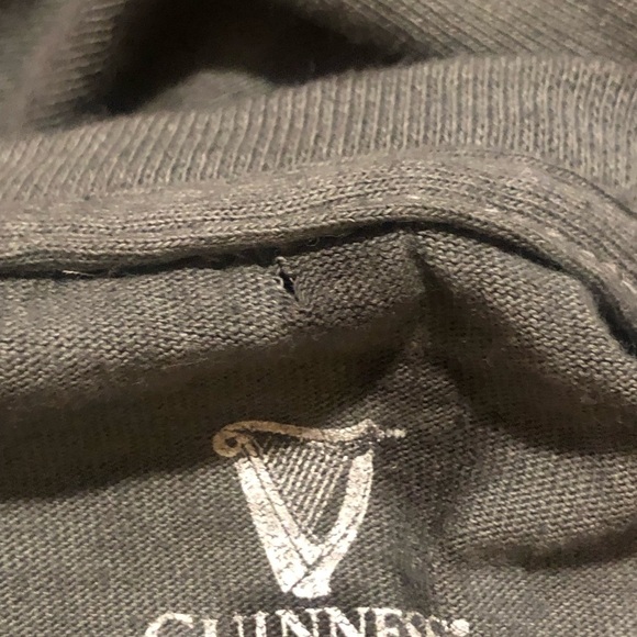 Guinness Shirt Dark Gray Short Sleeve Graphic Tee size L - Picture 8 of 10